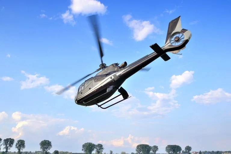 Eurocopter EC130 helicopter in flight