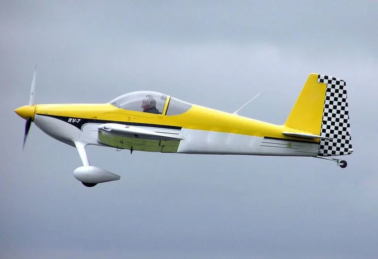 Vans RV-7 aircraft in flight