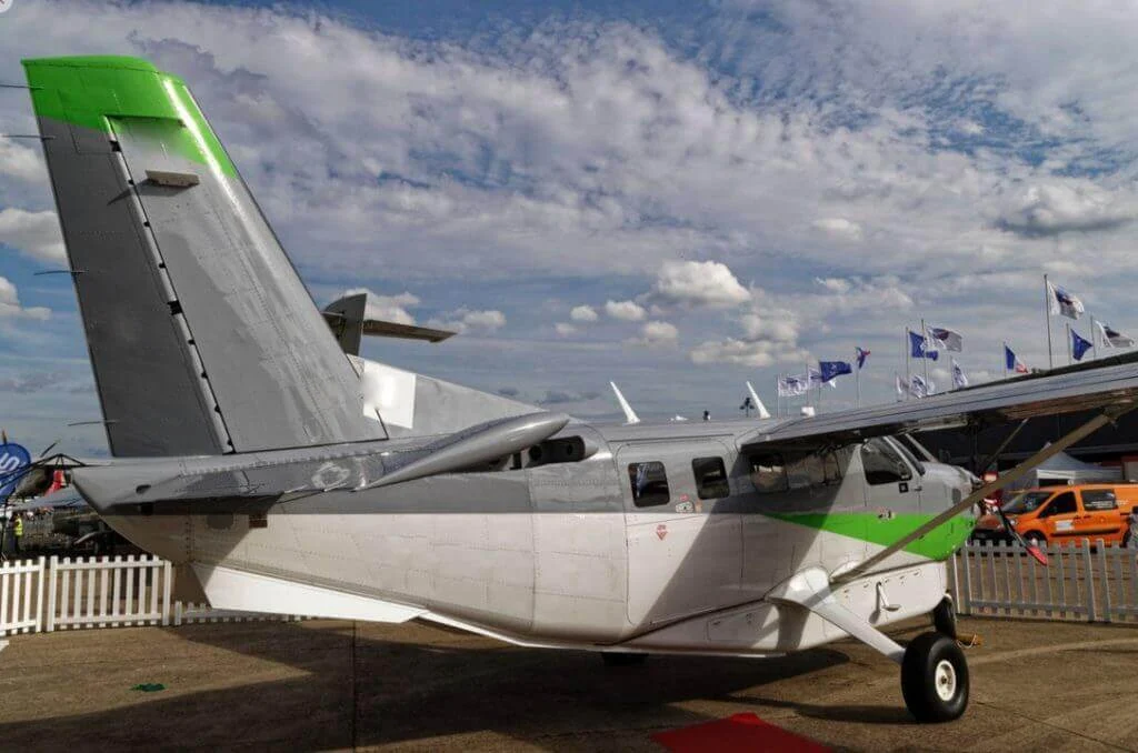 Quest Kodiak aircraft on display