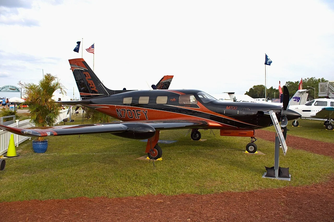 Piper M700 Fury N701FY on outdoor display